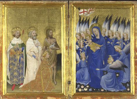 De Wilton Diptych: Een Mysterieus Retabel met Weelderige Symboliek!